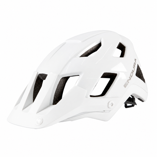 ENDURA HUMMVEE PLUS MIPS white MTB helmet — product view on a white background