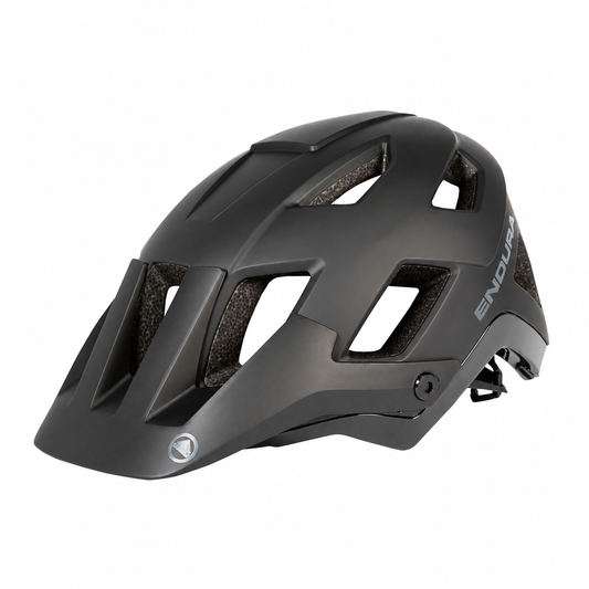 ENDURA HUMMVEE PLUS MIPS black MTB helmet — product view on a white background
