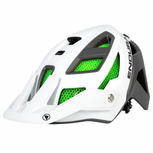 ENDURA MT500 MIPS white MTB helmet — product view on a white background