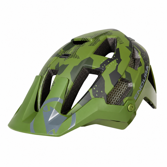 ENDURA SINGLETRACK MIPS green MTB helmet 2026 — product view on a white background