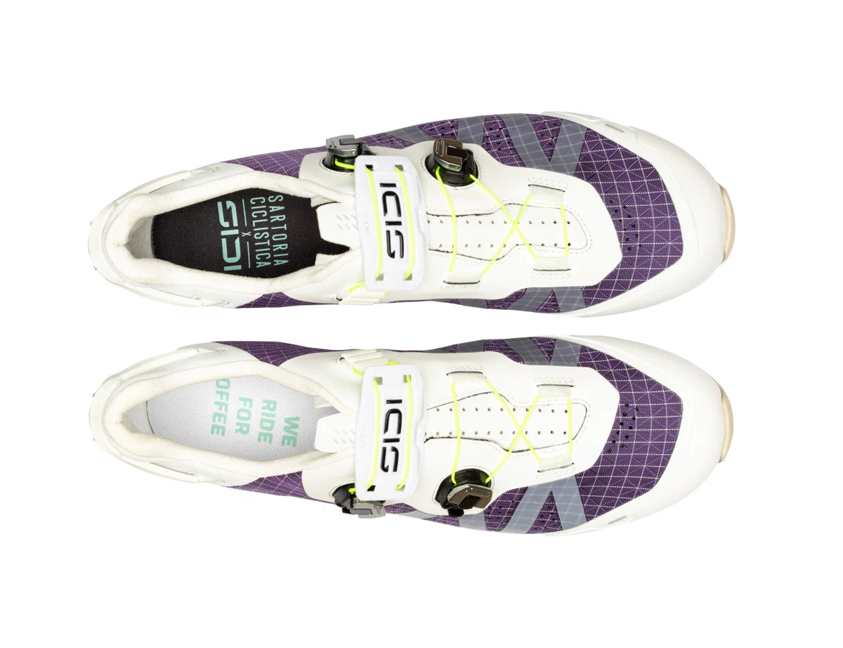 SIDI COFFEE GRINDER 2 XC/Gravel MTB Shoes White/Purple