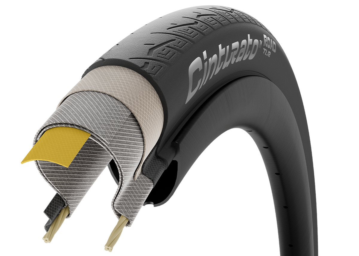 Silniční plášť PIRELLI CINTURATO ROAD TLR Tubeless Ready, černý
