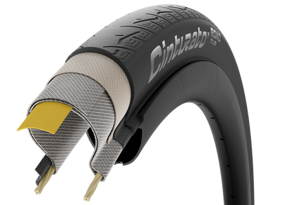 Silniční plášť PIRELLI CINTURATO ROAD TLR Tubeless Ready, černý