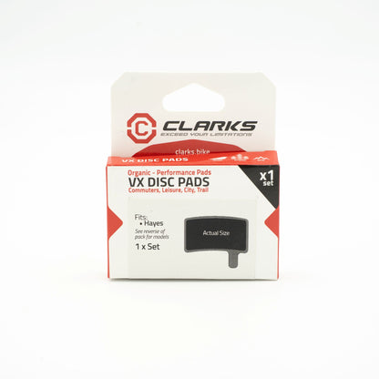 CLARKS Organic Brake Pads Hayes Stroker Trail