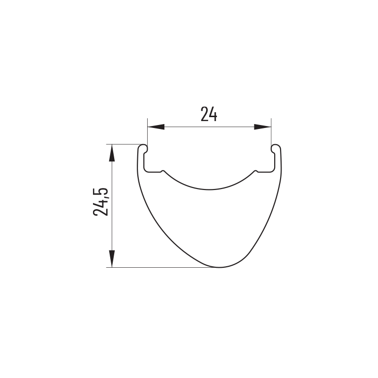 Ζεύγος Τροχών MICHE CONTACT GR DISC με Ελαστικά (Center Lock)
