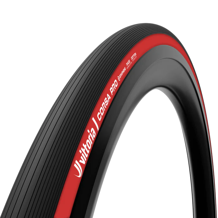 VITTORIA CORSA PRO Graphene G2.0 700c Tubeless Ready Däck - Specialutgåva Röd