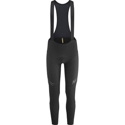 MAVIC AKSIUM THERMO black bib tights — white background, 2000 x 2000