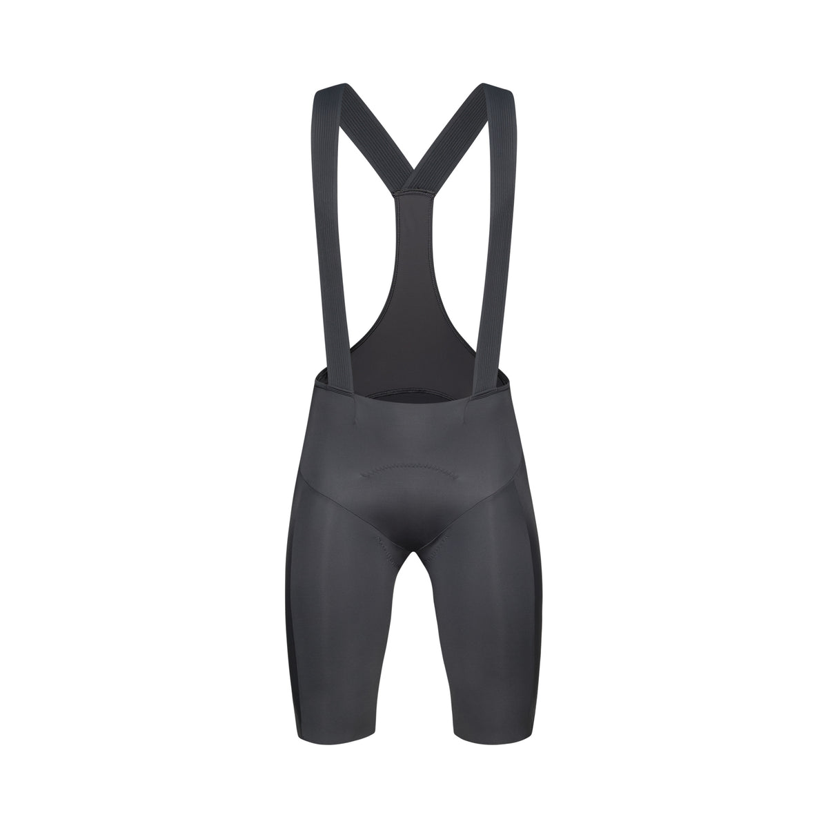 POC RACEDAY Grey Bib Shorts — white background, 2000 x 2000