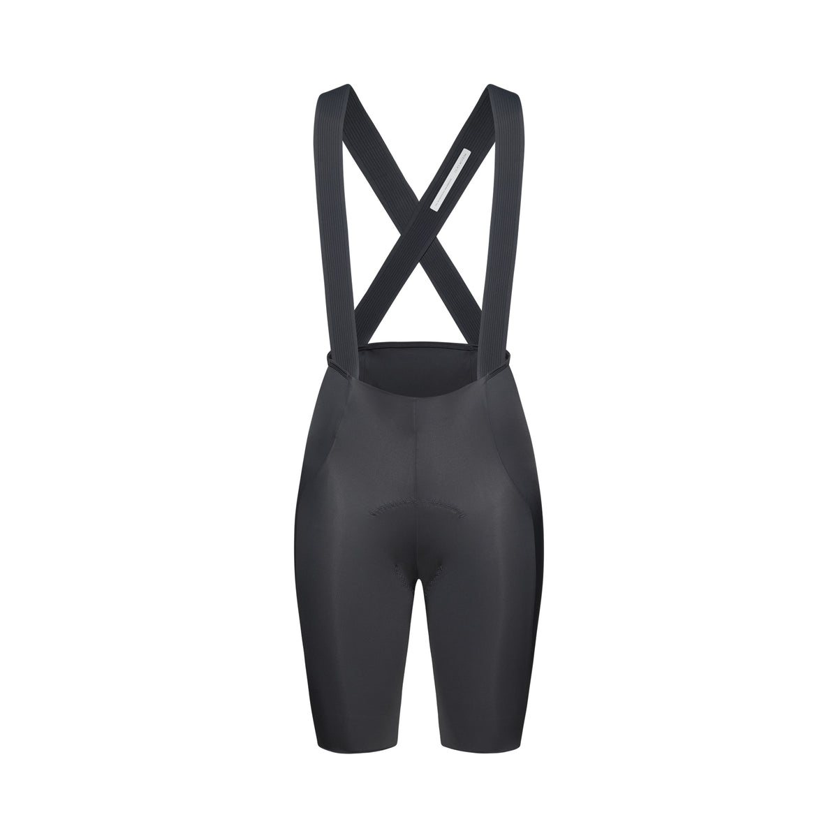 POC RACEDAY Women’s Grey Bib Shorts — white background, 2000 x 2000
