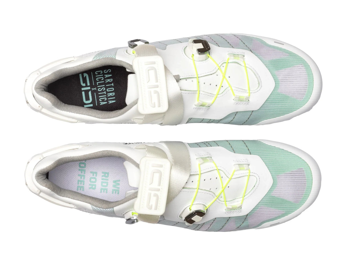 Wielrenschoenen SIDI LAGHEE SPRINTER 2 Wit/Groen