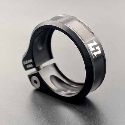 Colier pentru tija de șa HXR COMPONENTS 34,9/35 mm negru