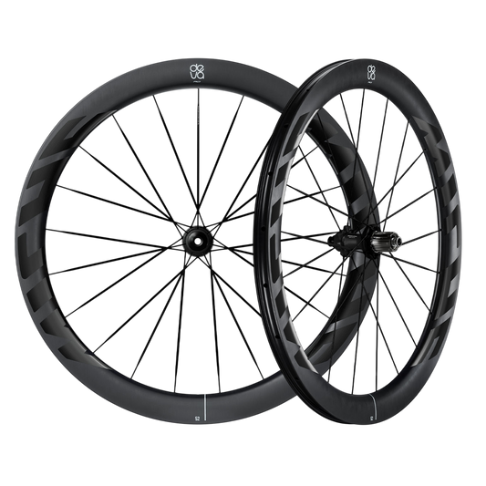 Wielpaar MICHE DEVA RD 52 Tubeless Ready (Center Lock) Zwart