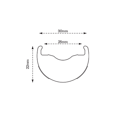 SCOPE Artech 2.A All-Road Tubeless Ready (Centerlock) Kerékpár Fehér
