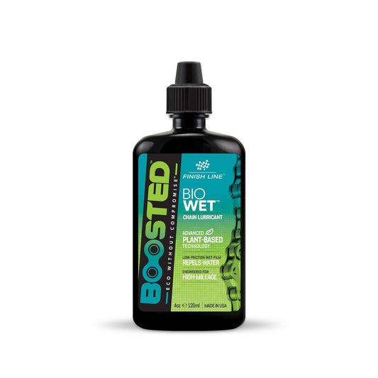 Mazivo na řetěz FINISH LINE BOOSTED™ BIO WET (120 ml)