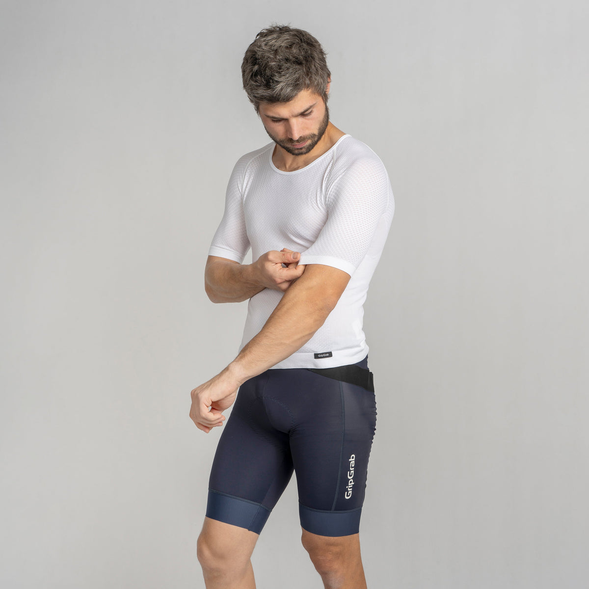 Kortärmat underställ GRIPGRAB PACR SUMMER SEAMLESS vitt