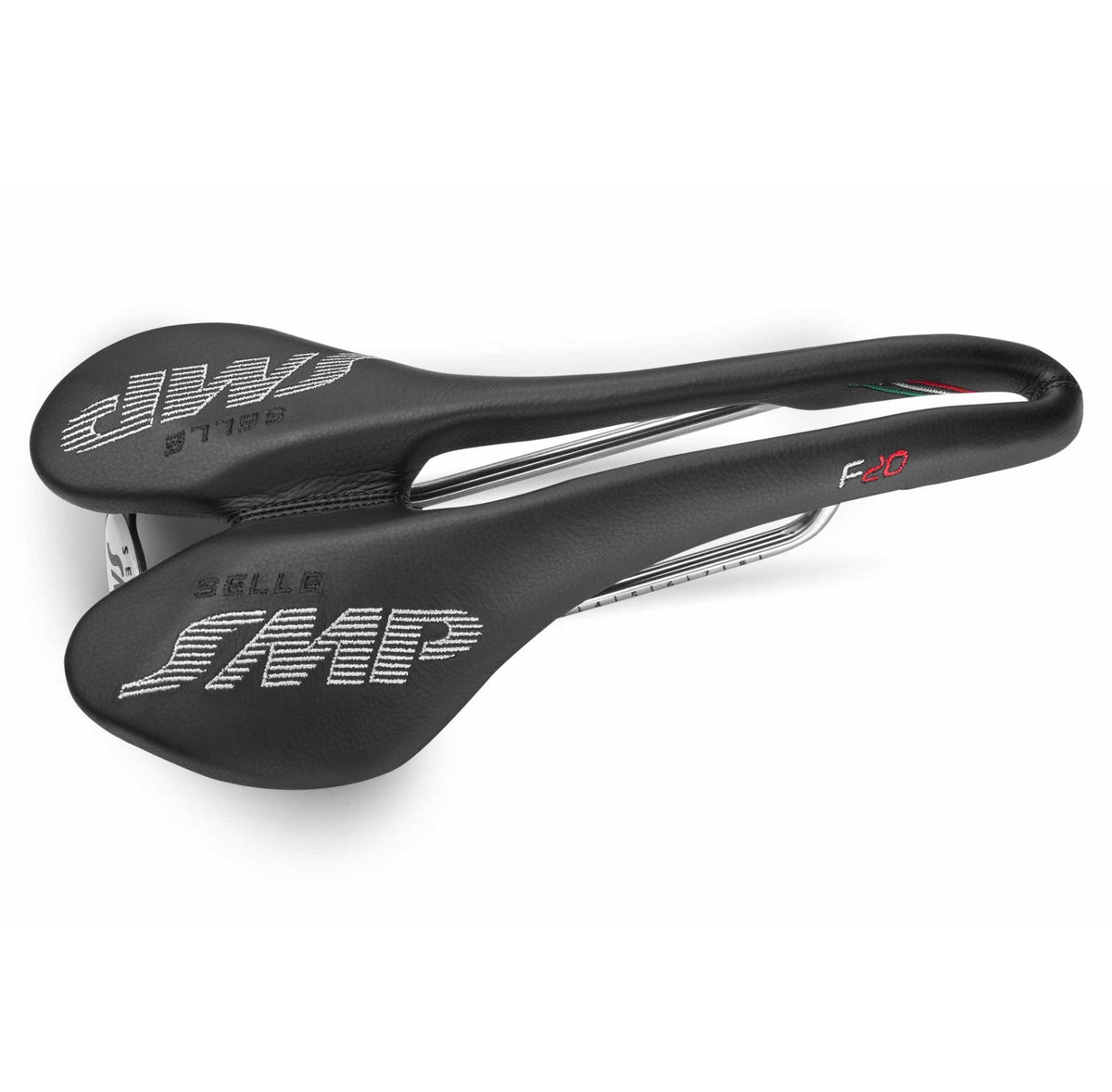 SMP F20 Saddle Stainless Steel Rails Black