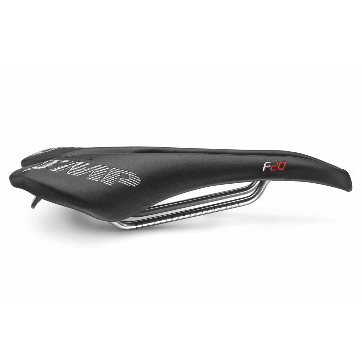 SMP F20 Saddle Stainless Steel Rails Black