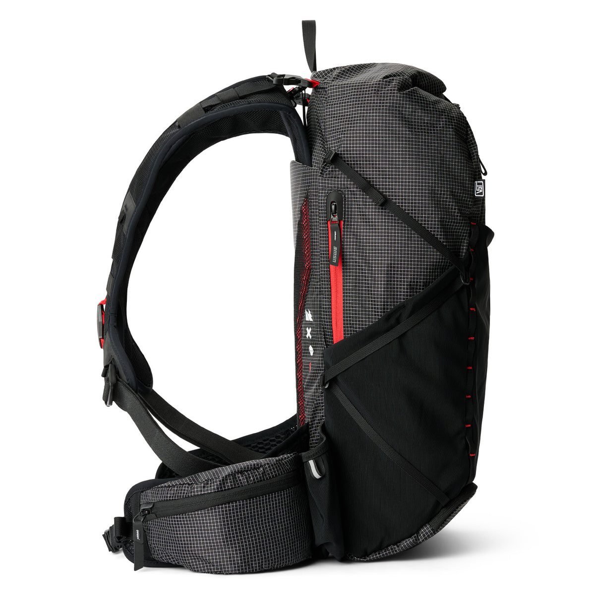 USWE ROLLTOP DAYPACK 18 L Backpack Black
