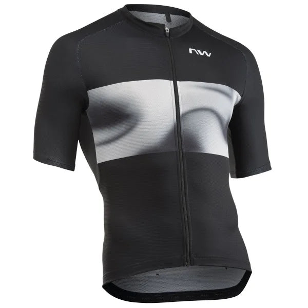 Paita NORTHWAVE FORCE EVO Lyhyet hihat Musta/Harmaa