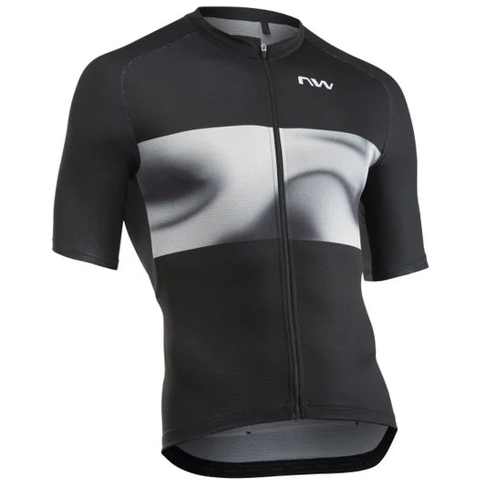 Paita NORTHWAVE FORCE EVO Lyhyet hihat Musta/Harmaa
