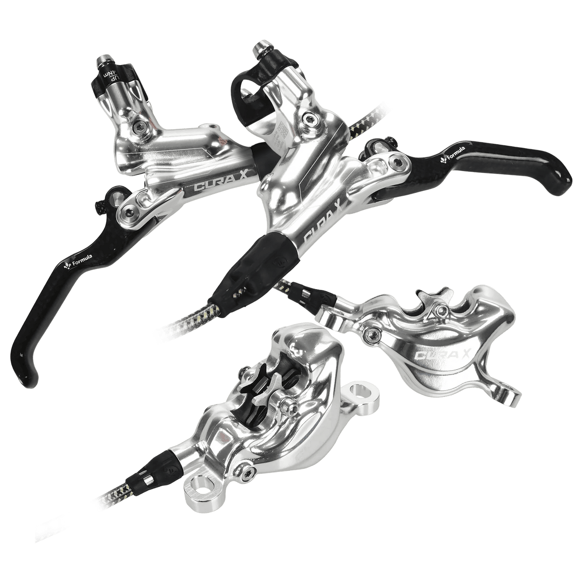 Par av FORMULA CURA X-bromsar Silver