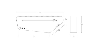 USWE FRAME TUBE SMALL 2.6 L Frame Bag