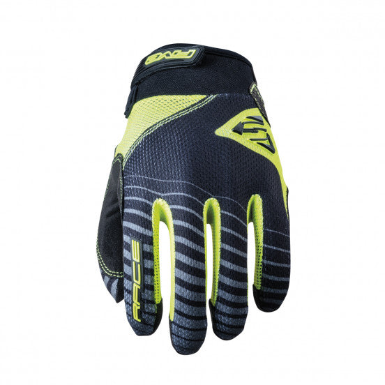 FIVE BMX RACE Junior Gloves Yellow/Black