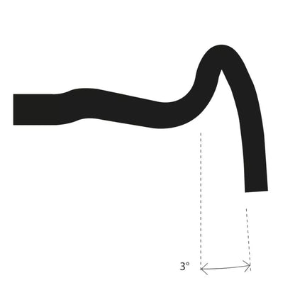 Stūre DEDA GERA ALU 24° POB Finish