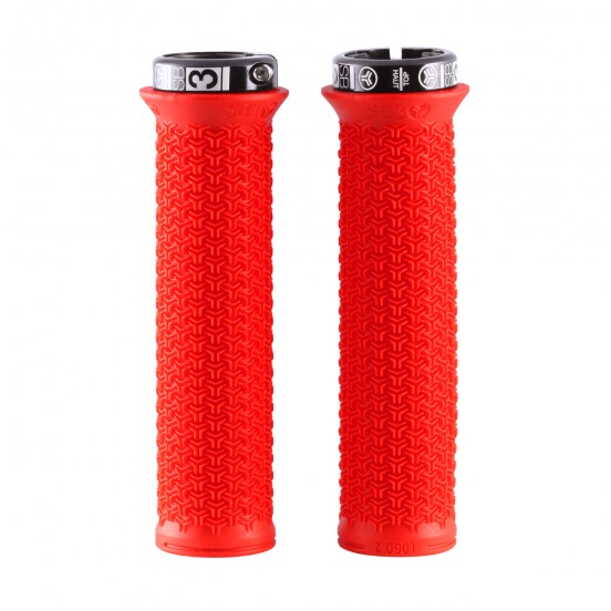 SB3 LOGO 2 Lock-On Grips 136 mm Red