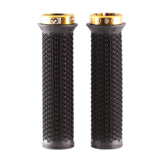 Grips SB3 LOGO 2 Lock-On 136 mm Černá/Zlatá