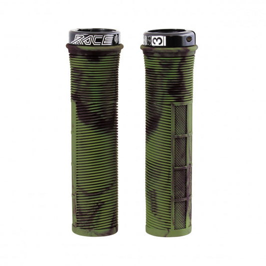 Gripy SB3 RACE EN Lock-On 130 mm Zelené Camo