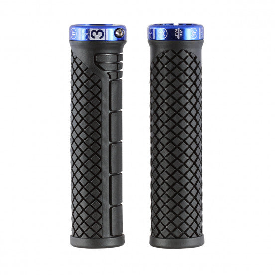 SB3 SHARK Lock-On Grips 132 mm Black/Blue