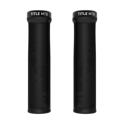 Grips Title MTB FORM Lock-On Crna - par, pogled sprijeda