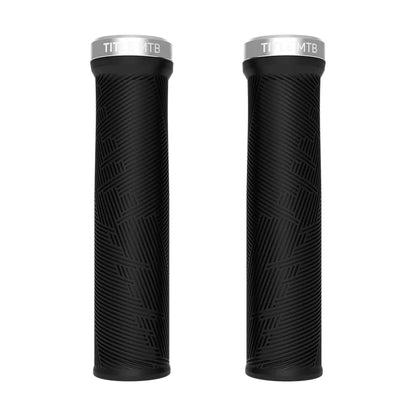 Grips TITLE FORM Lock On Noir/Chrome