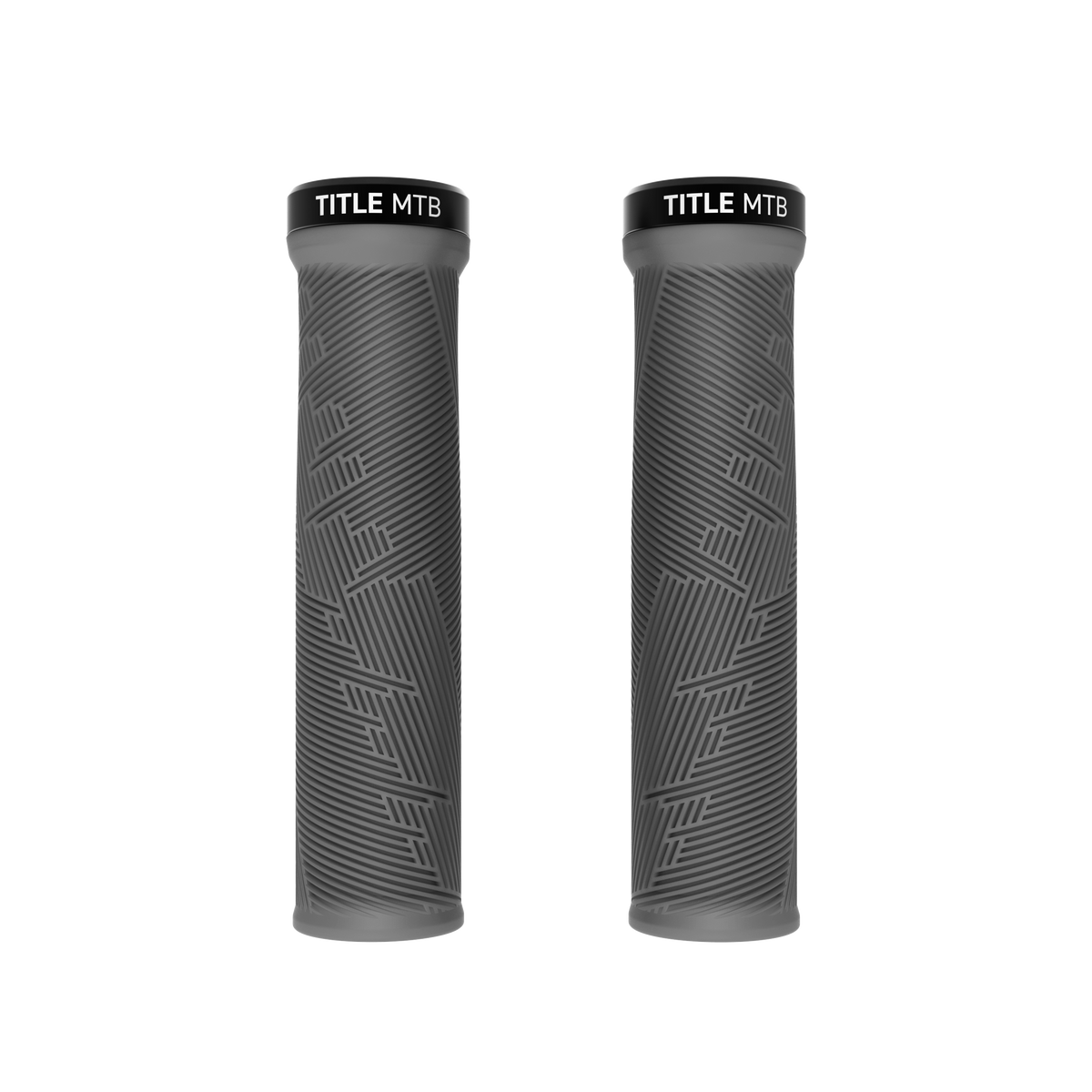 Grips Title MTB FORM Lock-On Grå - par framifrån