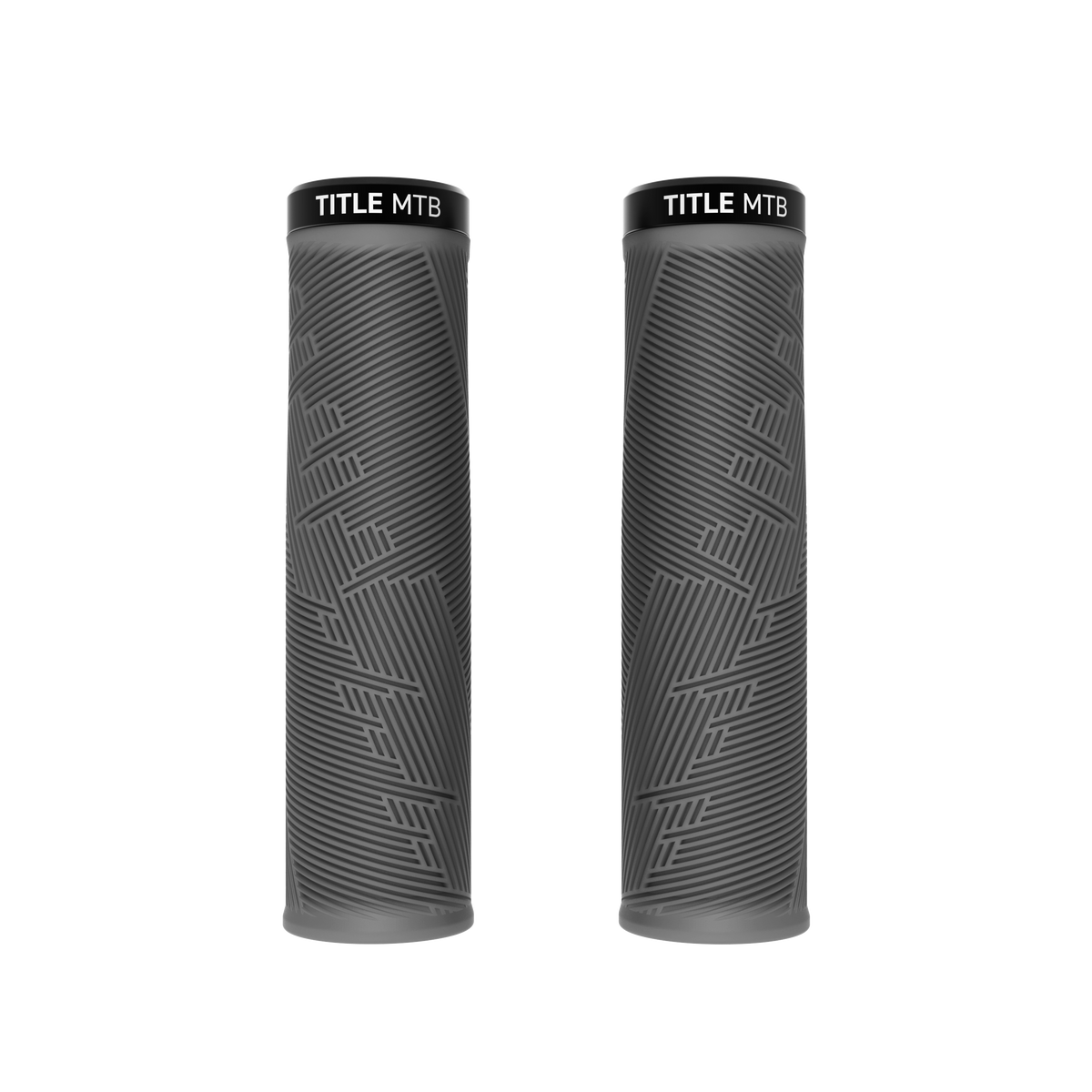 Grips Title MTB FORM Lock-On XL Γκρι - ζεύγος μπροστινή όψη