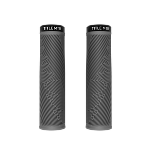 Title MTB FORM Lock-On XL Grey grips - pair front view