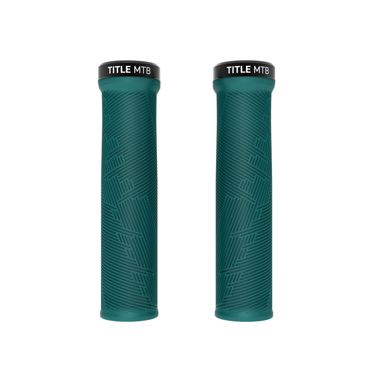 Grips Title MTB FORM Lock-On Τιρκουάζ - ζεύγος μπροστινή όψη
