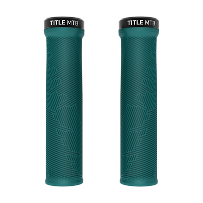 Grips Title MTB FORM Lock-On Tirkizna - par, pogled sprijeda