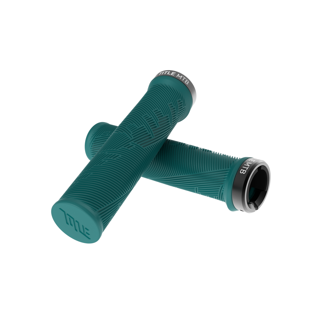 Grips Title MTB FORM Lock-On Τιρκουάζ - λεπτομερής όψη