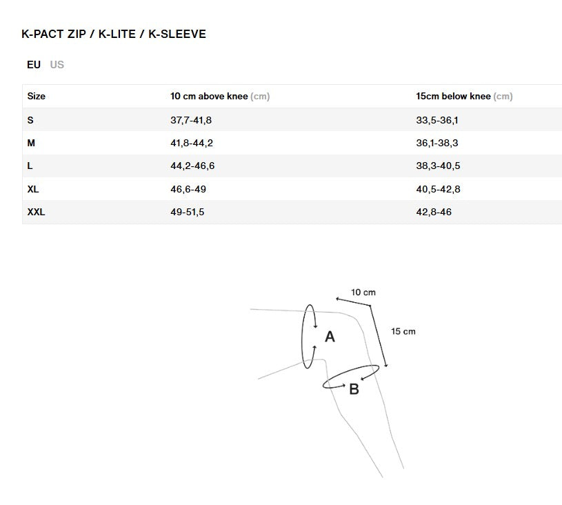 Knæbeskyttere ION K-PACT ZIP Sort