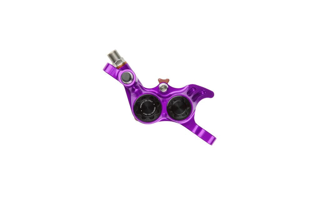 HOPE RX4+ SL PM 4-Piston Mineral Brake Calliper Purple