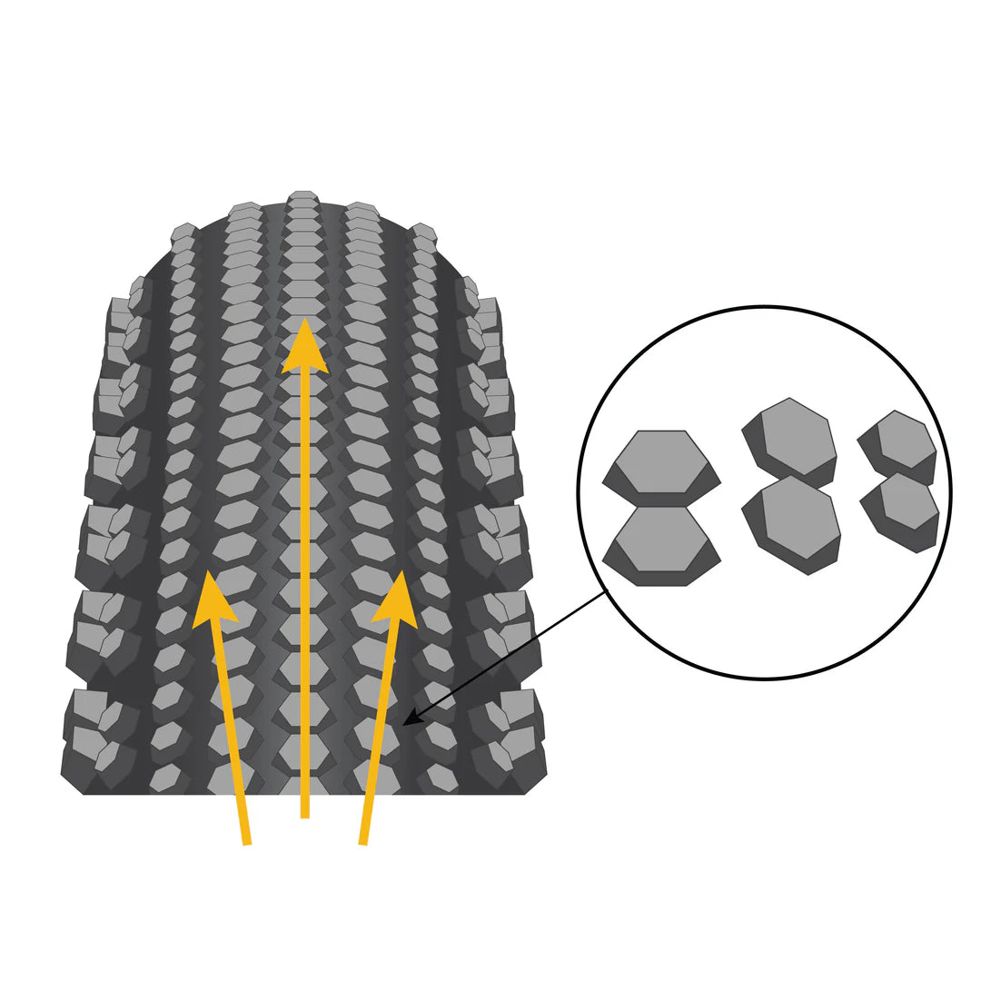 Dæk ENVE HEX 700c Tubeless Ready Sort
