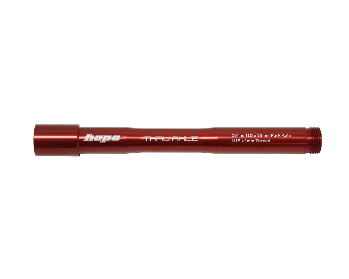 Voorwiellas HOPE voor OHLINS RXF34/RXF36/RXF38-vork Rood