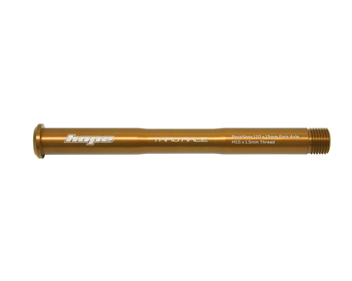 Voorwielasschroef HOPE voor Vork ROCKSHOX Pike/Lyric/Zeb Brons