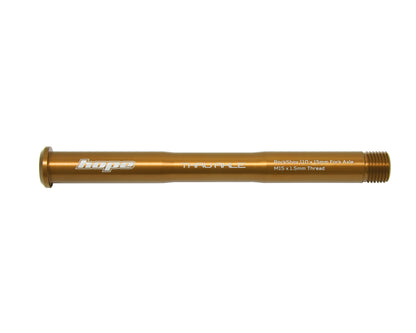 Предна ос HOPE за вилка ROCKSHOX Pike/Lyric/Zeb Бронз