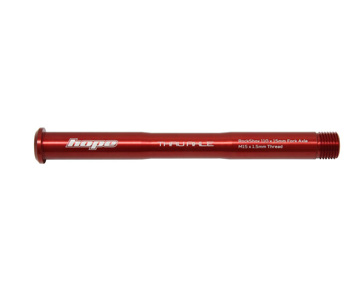 HOPE Voorwielaas voor ROCKSHOX Pike/Lyric/Zeb Vork Rood