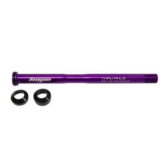 HOPE 164,5–167 mm takapyörän akseli #HTAR167 Violetti