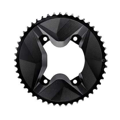 Plaadipaar 12K ALUGEAR AERO 110 BCD Shimano GRX jaoks Must