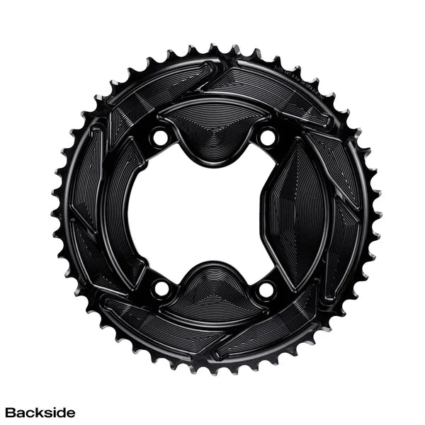 Pár převodníků 12V ALUGEAR AERO 110 BCD pro Shimano GRX černý